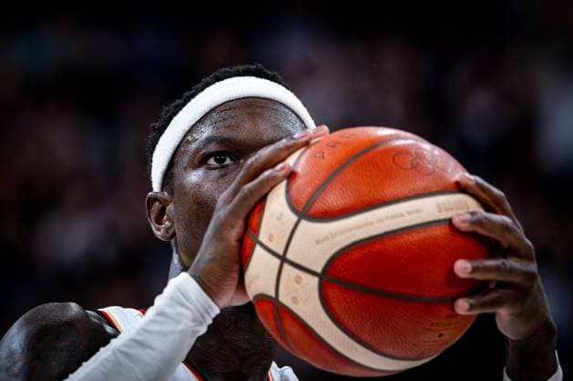 Basketball Hamburg 13.07.2024 Vorbereitung Auf Olympia Paris 2024 Testspiel DBB Länderspiel Deutschland (GER) - Niederlande (NED) Dennis Schröder Schroeder (Deutschland, No.17) Schröder Schroder