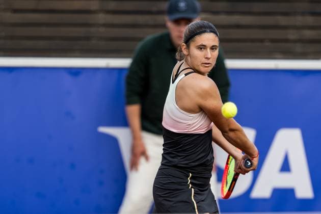 240714 Julia Riera of Argentina during the double final of Nordea Open day 7 on July 14, 2024 in Bastad. Photo: Niclas Jönsson BILDBYRAN COP 273 NO0280 tennis dam WTA, Tennis Damen nordea open bastad dag 7 bbeng final double final Copyright: NICLASxJÖNSSON BB240714NO007
