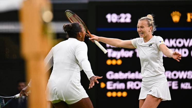 2024 Wimbledon Ladies Doubles Final Katerina Siniakova (CZE) Taylor Townsend (USA) vs Gabriela Dabrowski (CAN) Erin Routliffe (NZL) Winner: Katerina Siniakova (CZE) Taylor Townsend (USA)