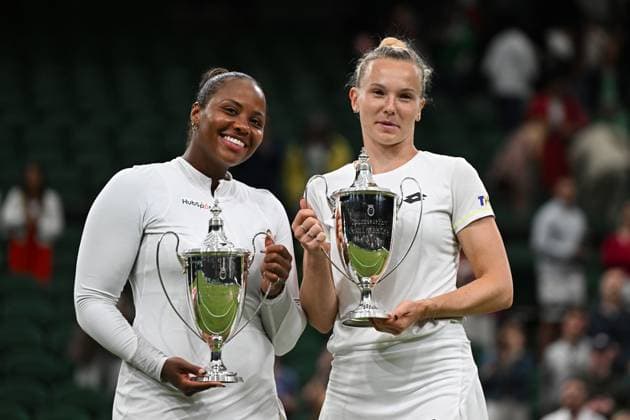 2024 Wimbledon Ladies Doubles Final Katerina Siniakova (CZE) Taylor Townsend (USA) vs Gabriela Dabrowski (CAN) Erin Routliffe (NZL) Winner: Katerina Siniakova (CZE) Taylor Townsend (USA)