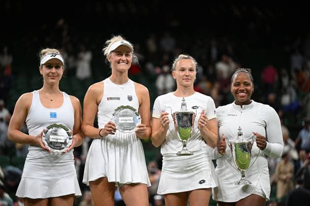 2024 Wimbledon Ladies Doubles Final Katerina Siniakova (CZE) Taylor Townsend (USA) vs Gabriela Dabrowski (CAN) Erin Routliffe (NZL) Winner: Katerina Siniakova (CZE) Taylor Townsend (USA)