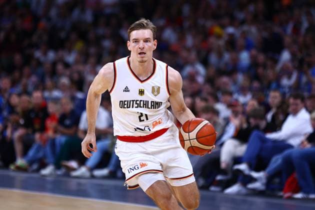 Basketball I Herren I Testspiel I Deutschland - Niederlande I 13.07.2024 Justus Hollatz (21, Deutschland) Hamburg Barclaycard Arena Hamburg Copyright: xLobeca RHx