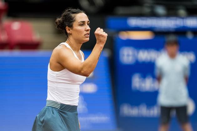 240714 Martina Trevisan of Italy during the final of Nordea Open day 7 on July 14, 2024 in Bastad. Photo: Niclas Jönsson BILDBYRAN COP 273 NO0280 tennis dam WTA, Tennis Damen nordea open bastad dag 7 bbeng final double final Copyright: NICLASxJÖNSSON BB240714NO039