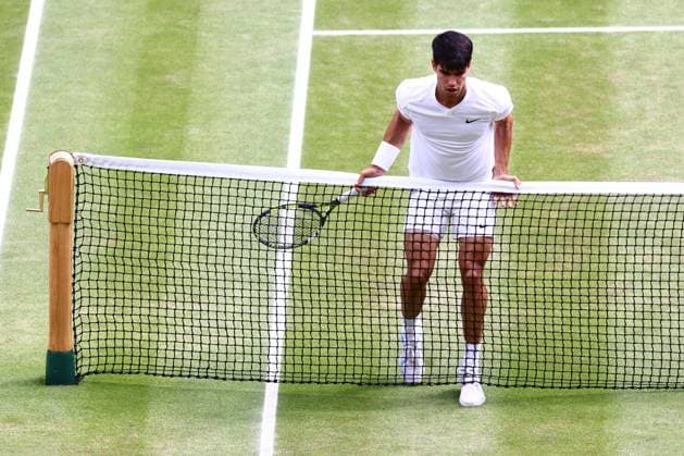 Carlos Alcaraz during the Gentlemen s Singles final Wimbledon Tennis Championships, Day 14, The All England Lawn Tennis and Croquet Club, London, UK - 14 Jul 2024  Copyright: xJamesxMarsh Shutterstockx 14584815aq