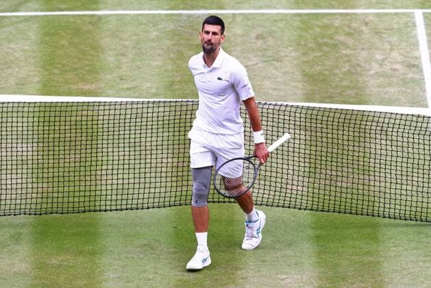 Novak Djokovic dejected during the Gentlemen s Singles final Wimbledon Tennis Championships, Day 14, The All England Lawn Tennis and Croquet Club, London, UK - 14 Jul 2024  Copyright: xJamesxMarsh Shutterstockx 14584815bs