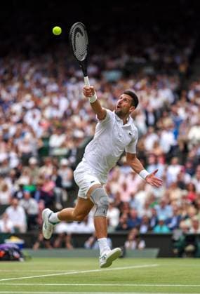Novak Djokovic during the Gentlemen s Singles final Wimbledon Tennis Championships, Day 14, The All England Lawn Tennis and Croquet Club, London, UK - 14 Jul 2024  Copyright: xEllaxLing Shutterstockx 14584816ac