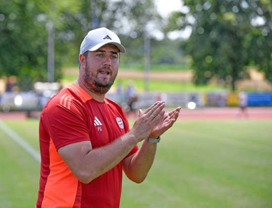 Peter Gaydarov, (FC Bayern Muenchen, U19), VFB Stuttgart (U19) vs. FC Bayern Muenchen (U19), Fussball, BITZER CUP Junioren, Spielzeit 2024 2025, 14.07.2024, VFB Stuttgart (U19) vs. FC Bayern Muenchen (U19), Fussball, BITZER CUP Junioren, Spielzeit 2024 2025, 14.07.2024, Ergenzingen *** Peter Gaydarov, FC Bayern Muenchen, U19 , VFB Stuttgart U19 vs FC Bayern Muenchen U19 , Football, BITZER CUP Juniors, Season 2024 2025, 14 07 2024, VFB Stuttgart U19 vs FC Bayern Muenchen U19 , Football, BITZER CUP Juniors, Season 2024 2025, 14 07 2024, Ergenzingen Copyright: xEibner-Pressefoto AndreasxUlmerx EP_AUR