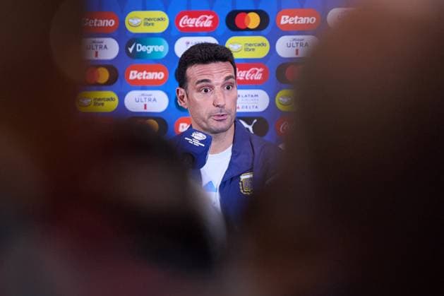 RECORD DATE NOT STATED Copa America USA 2024 Argentina press conference, PK, Pressekonferenz Lionel Scaloni head coach of Argentina during press conference ahead of final match against Colombia as part of CONMEBOL Copa America USA 2024 at Hard Rock Stadium on July 13, 2024 in Miami Gardens, United States. MIAMI GARDENS FLORIDA UNITED STATES  Copyright: xJosexLuisxMelgarejox 20240713151444_CA_F_2024_ARG_PRESS_SCALONI38