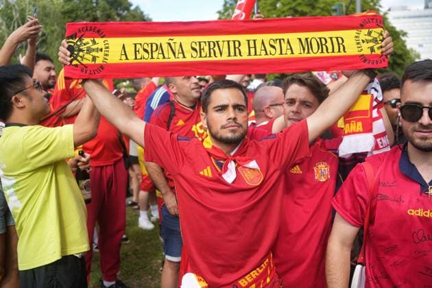14.07.2024,Berlin,Impressionen vor dem Beginn des Uefa EM Final Spiel England gegen Spanien
