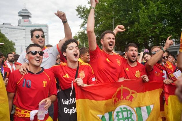 14.07.2024,Berlin,Impressionen vor dem Beginn des Uefa EM Final Spiel England gegen Spanien