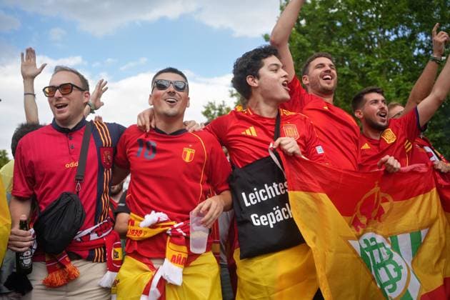 14.07.2024,Berlin,Impressionen vor dem Beginn des Uefa EM Final Spiel England gegen Spanien