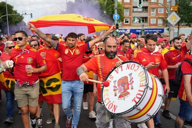 14.07.2024,Berlin,Impressionen vor dem Beginn des Uefa EM Final Spiel England gegen Spanien