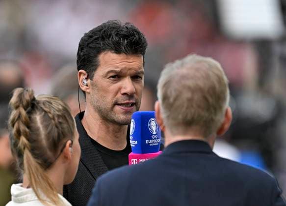 14.07.2024, Fussball UEFA EURO, EM, Europameisterschaft,Fussball 2024, Finale im Berliner Olympiastadion, Spanien - England, TV Experte Michael Ballack (Deutschland)