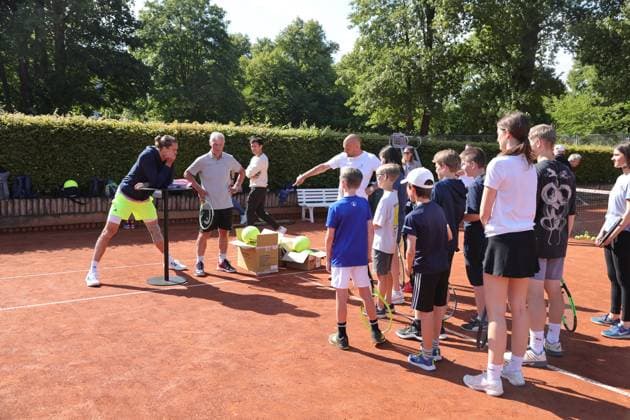 Tennis Herren ATP, Tennis Herren Tennis Herren Tour 500 European Open Hamburg, Hamburg Open ATP 500 2024 Qualifikationsrunde , 14.07.2024, Alexander Zverev , Alexander Zverev Foundation Copyright: FernandoxSoares