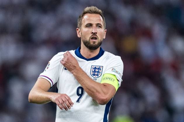 240714 Harry Kane of England during the UEFA EURO, EM, Europameisterschaft,Fussball 2024 Football Championship final between Spain and England on July 14, 2024 in Berlin. Photo: Mathias Bergeld BILDBYRAN kod MB MB0946 fotboll football soccer fotball fotbolls-em europamästerskap em uefa euro uefa european football championship euro 2024 final spanien spain england bbeng Copyright: MATHIASxBERGELD BB240714MB059