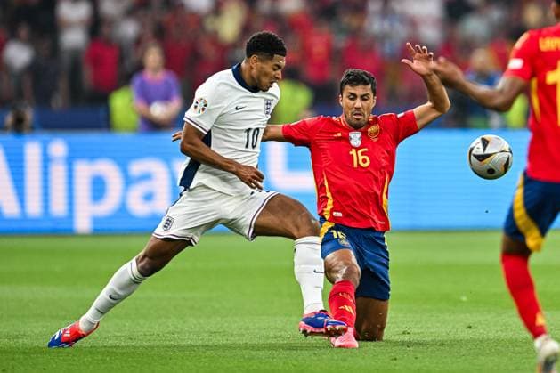 BERLIN, GERMANY - 14 JULY, 2024: The football match of Final EURO 2024 Spain vs England at Olympic Stadium  Copyright: xVITALIIxKLIUIEVx