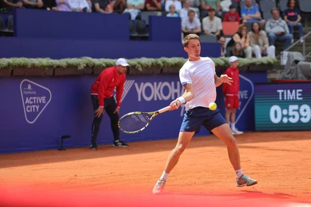 Tennis Herren ATP, Tennis Herren Tennis Herren Tour 500 European Open Hamburg, Hamburg Open ATP 500 2024 Qualifikationsrunde , 14.07.2024, Ugo Blanchet (FRA) Copyright: FernandoxSoares