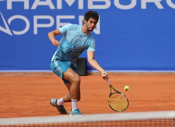 Tennis Herren ATP, Tennis Herren Tennis Herren Tour 500 European Open Hamburg, Hamburg Open ATP 500 2024 Qualifikationsrunde , 14.07.2024, Aziz Dougaz (TUN) Copyright: FernandoxSoares