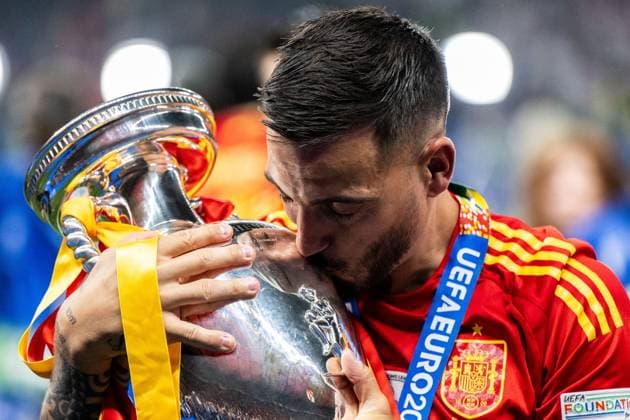 240714 during the UEFA EURO, EM, Europameisterschaft,Fussball 2024 Football Championship final between Spain and England on July 14, 2024 in Berlin. Photo: Mathias Bergeld BILDBYRAN kod MB MB0946 fotboll, football, soccer, fotball, fotbolls-em, europamästersk Copyright: MATHIASxBERGELD BB240714MB178