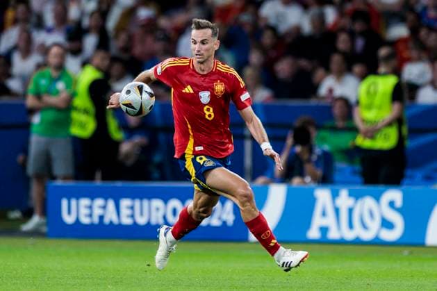 UEFA EURO, EM, Europameisterschaft,Fussball 2024: Finale Spanien - England; 14.07.2024 Fabian Ruiz (Spanien, 08). UEFA EURO 2024: Finale Spanien - England; Olympiastadion, Berlin am 14.07.2024 Copyright: xBEAUTIFULxSPORTS Wunderlx