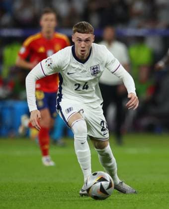 Spain v England, Berlin, UK - 14 Jul 2024 Cole Palmer of England during the UEFA EURO, EM, Europameisterschaft,Fussball 2024 Final match between Spain and England at Olympistadion, Berlin on 14 July 2024 ( Berlin Olympistadion Berlin Germany Copyright: xMicahxCrook PPAUKx PPA-123631