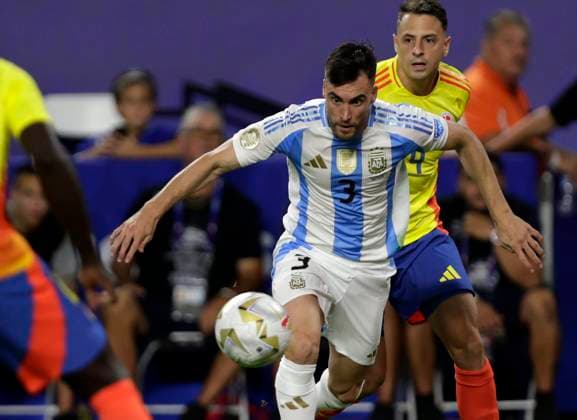Nicolas Tagliafico. ARGENTINA VS COLOMBIA Fecha: 14 07 2024 Descripcion: FINAL COPA AMERICA ESTADOS UNIDOS