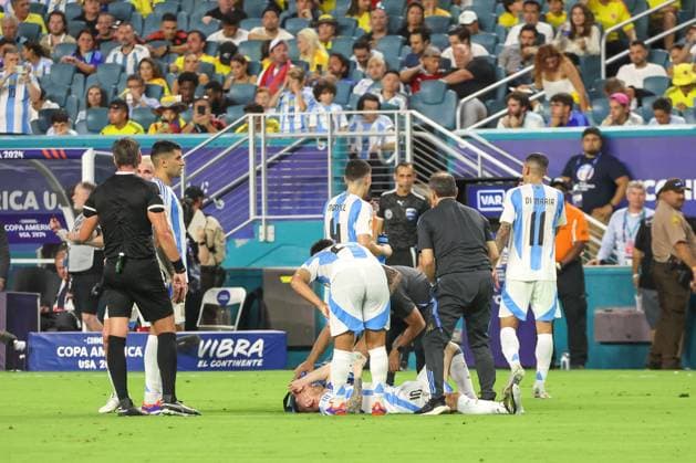 July 14, 2024, Miami, Fl, USA: Lionel Messi of Argentina during the match against Colombia in the CONMEBOL Copa Amo rica 2024 Final at Hard Rock Stadium in Miami, United States, on July 14, 2024 Miami USA - ZUMAc233 0711229739st Copyright: xVanessaxCarvalhox