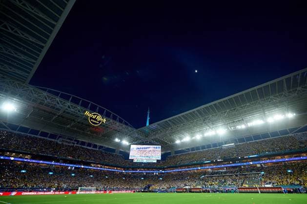 RECORD DATE NOT STATED Copa America USA 2024 Argentina vs Colombia - Final General View Stadium during Final match between Argentina and Colombia as part of CONMEBOL Copa America USA 2024 at Hard Rock Stadium on July 14, 2024 in Miami Gardens, Florida, United States. MIAMI GARDENS FLORIDA UNITED STATES  Copyright: xJosexLuisxMelgarejox 20240714194709_CA_2024_F_ARG_COL_STADIUM95