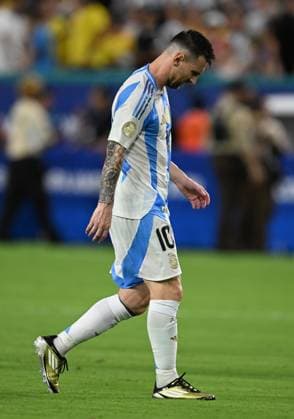 RECORD DATE NOT STATED Copa America USA 2024 Argentina vs Colombia - Final Lionel Messi of Argentina during Final match between Argentina and Colombia as part of CONMEBOL Copa America USA 2024 at Hard Rock Stadium on July 14, 2024 in Miami Gardens, Florida, United States. MIAMI GARDENS FLORIDA UNITED STATES  Copyright: xDavidxLeahx 20240714213537_CA_2024_F_ARG_COL_MESSI242