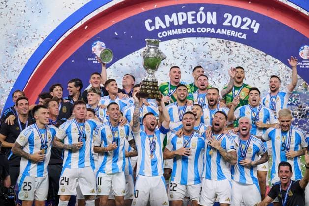 _CA_2024_F_ARG_COL_ during Final match between Argentina and Colombia as part of CONMEBOL Copa America USA 2024 at Hard Rock Stadium on July 14, 2024 in Miami Gardens, Florida, United States. MIAMI GARDENS FLORIDA UNITED STATES  Copyright: xJorgexMartinezx 20240715000351_CA_2024_F_ARG_COL_497