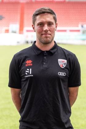 Nico Hurst (Spielanalyst); FC Ingolstadt 04; 3.Liga, Porträttermin 2024 2025, ; FC Ingolstadt 04 Saison 2024 2025 photoshoot, Headshot, Porträt, Vorstellung, Präsentation, Pressetermin, Fußball, GER