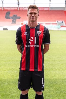 Sebastian Grönning (11, FCI) ; FC Ingolstadt 04; 3.Liga, Porträttermin 2024 2025, ; FC Ingolstadt 04 Saison 2024 2025 photoshoot, Headshot, Porträt, Vorstellung, Präsentation, Pressetermin, Fußball, GER