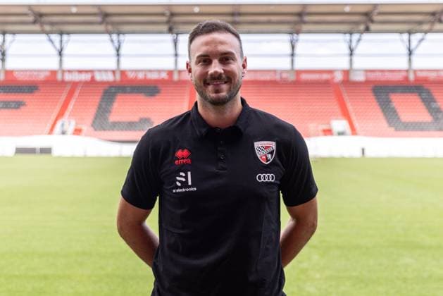 Marcel Posselt (Teamkoordinator); FC Ingolstadt 04; 3.Liga, Porträttermin 2024 2025, ; FC Ingolstadt 04 Saison 2024 2025 photoshoot, Headshot, Porträt, Vorstellung, Präsentation, Pressetermin, Fußball, GER