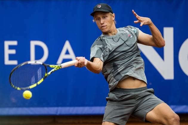 240715 Leo Borg of Sweden during day 1 of the Nordea Open on July 15, 2024 in Bastad. Photo: Niclas Jönsson BILDBYRAN COP 273 NO0282 tennis ATP, Tennis Herren 250 nordea open day 1 bbeng Copyright: NICLASxJÖNSSON BB240715NO013