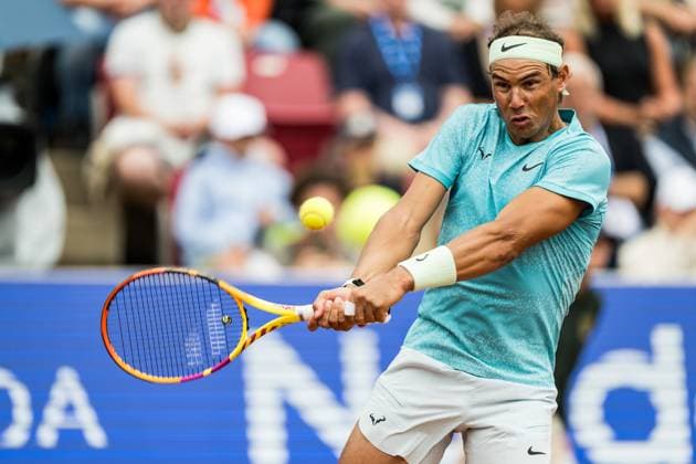 240715 Rafael Nadal of Spain during day 1 of the Nordea Open on July 15, 2024 in Bastad. Photo: Niclas Jönsson BILDBYRAN COP 273 NO0282 tennis ATP, Tennis Herren 250 nordea open day 1 bbeng Copyright: NICLASxJÖNSSON BB240715NO024