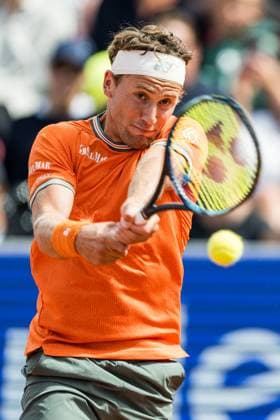 240715 Casper Ruud of Norway during day 1 of the Nordea Open on July 15, 2024 in Bastad. Photo: Niclas Jönsson BILDBYRAN COP 273 NO0282 tennis ATP, Tennis Herren 250 nordea open day 1 bbeng Copyright: NICLASxJÖNSSON BB240715NO029