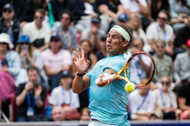 240715 Rafael Nadal of Spain during day 1 of the Nordea Open on July 15, 2024 in Bastad. Photo: Niclas Jönsson BILDBYRAN COP 273 NO0282 tennis ATP, Tennis Herren 250 nordea open day 1 bbeng Copyright: NICLASxJÖNSSON BB240715NO036