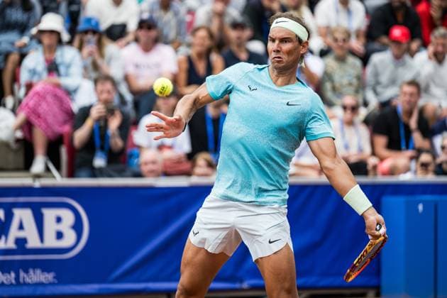 240715 Rafael Nadal of Spain during day 1 of the Nordea Open on July 15, 2024 in Bastad. Photo: Niclas Jönsson BILDBYRAN COP 273 NO0282 tennis ATP, Tennis Herren 250 nordea open day 1 bbeng Copyright: NICLASxJÖNSSON BB240715NO037