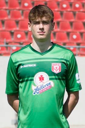 Halle, Deutschland 15. Juli 2024: Regionalliga Nordost Teamfoto - 2024 2025 - Hallescher FC Im Bild: Torhueter Keno Miguel Meyer (Halle) Leuna Chemie Stadion Sachsen-Anhalt Copyright: xFotostandx xBallaschx