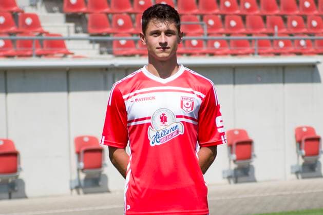 Halle, Deutschland 15. Juli 2024: Regionalliga Nordost Teamfoto - 2024 2025 - Hallescher FC Im Bild: Lucas Halangk (Halle) Leuna Chemie Stadion Sachsen-Anhalt Copyright: xFotostandx xBallaschx