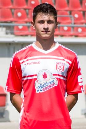 Halle, Deutschland 15. Juli 2024: Regionalliga Nordost Teamfoto - 2024 2025 - Hallescher FC Im Bild: Lucas Halangk (Halle) Leuna Chemie Stadion Sachsen-Anhalt Copyright: xFotostandx xBallaschx