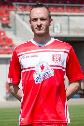 Halle, Deutschland 15. Juli 2024: Regionalliga Nordost Teamfoto - 2024 2025 - Hallescher FC Im Bild: Niklas Kastenhofer (Halle) Leuna Chemie Stadion Sachsen-Anhalt Copyright: xFotostandx xBallaschx