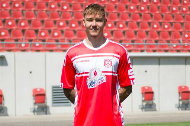 Halle, Deutschland 15. Juli 2024: Regionalliga Nordost Teamfoto - 2024 2025 - Hallescher FC Im Bild: Anthony Roczen (Halle) Leuna Chemie Stadion Sachsen-Anhalt Copyright: xFotostandx xBallaschx