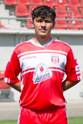 Halle, Deutschland 15. Juli 2024: Regionalliga Nordost Teamfoto - 2024 2025 - Hallescher FC Im Bild: Joscha Wosz (Halle) Leuna Chemie Stadion Sachsen-Anhalt Copyright: xFotostandx xBallaschx