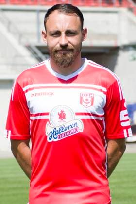 Halle, Deutschland 15. Juli 2024: Regionalliga Nordost Teamfoto - 2024 2025 - Hallescher FC Im Bild: Robert Berger (Halle) Leuna Chemie Stadion Sachsen-Anhalt Copyright: xFotostandx xBallaschx