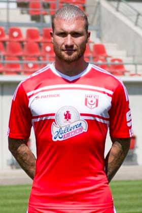 Halle, Deutschland 15. Juli 2024: Regionalliga Nordost Teamfoto - 2024 2025 - Hallescher FC Im Bild: Jan Löhmannsröben Loehmannsroeben (Halle) Leuna Chemie Stadion Sachsen-Anhalt Copyright: xFotostandx xBallaschx