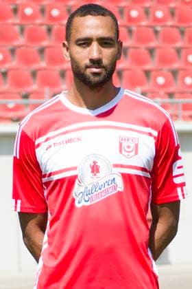 Halle, Deutschland 15. Juli 2024: Regionalliga Nordost Teamfoto - 2024 2025 - Hallescher FC Im Bild: Cyrill Akono (Halle) Leuna Chemie Stadion Sachsen-Anhalt Copyright: xFotostandx xBallaschx