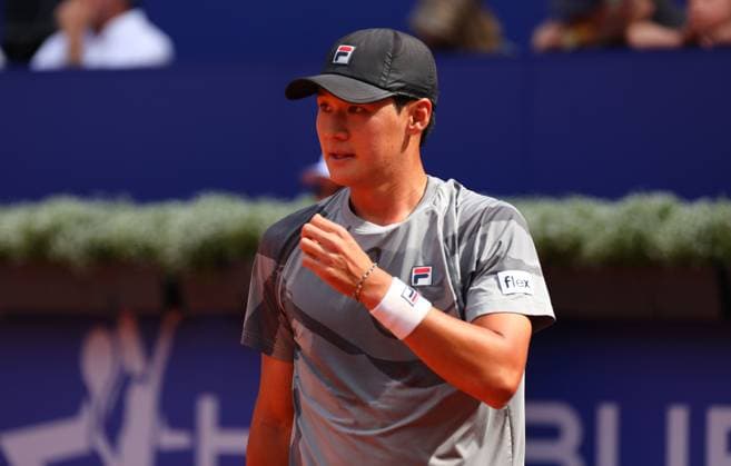 15.07.2024, xcex, GER, Hamburg, Rothenbaum, Hamburg Open ATP, Tennis Herren 500 Tour Tournament, Center Court, Soonwoo Kwon (KOR)