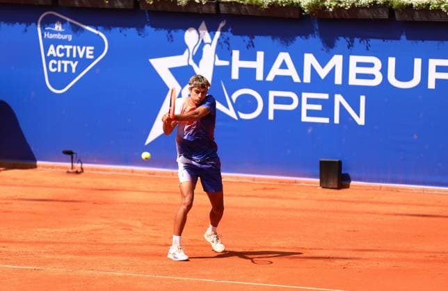 15.07.2024, xcex, GER, Hamburg, Rothenbaum, Hamburg Open ATP, Tennis Herren 500 Tour Tournament, Center Court, Flavio Cobolli (ITA)
