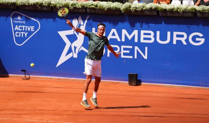 15.07.2024, xcex, GER, Hamburg, Rothenbaum, Hamburg Open ATP, Tennis Herren 500 Tour Tournament, Center Court, Daniel Altmaier (GER)